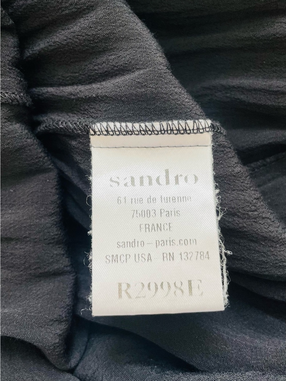 Sandro Paris Black Maxi Dress | Cutout Shoulder Detail | Size 2 (M) - Picture 6 of 8
